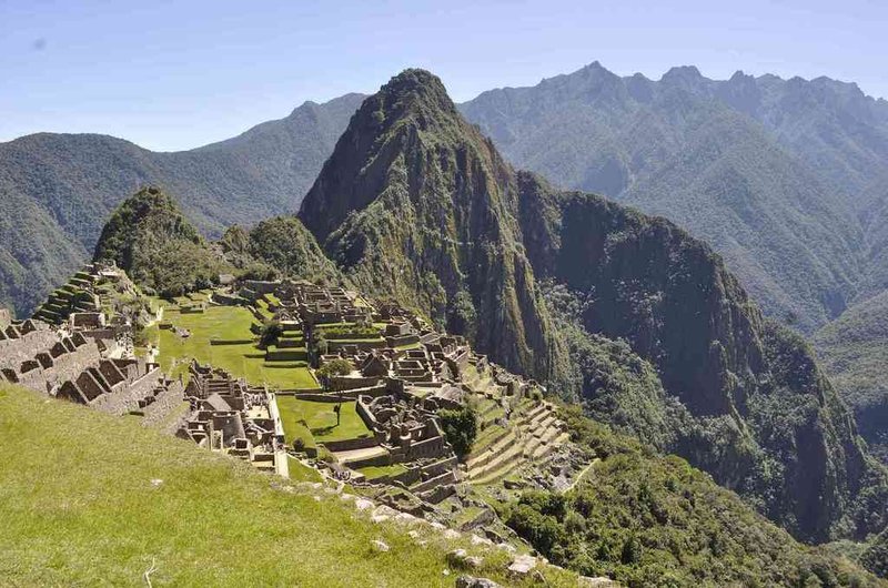 Panoramic view of South America
